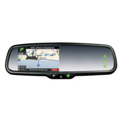 rear view mirro with 4.3 inch touchscreen monitor and GPS navigation