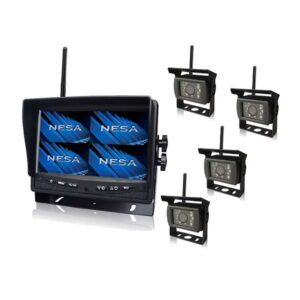 2.4GHz Wireless 7” AHD Quad View Monitor with 4x AHD Cameras (CK-700W4HD)
