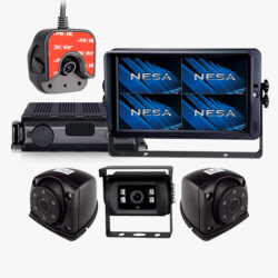 10" Quad Touchscreen Full HD Multi Channel Drive Recorder Kit (CK-DVR4206)