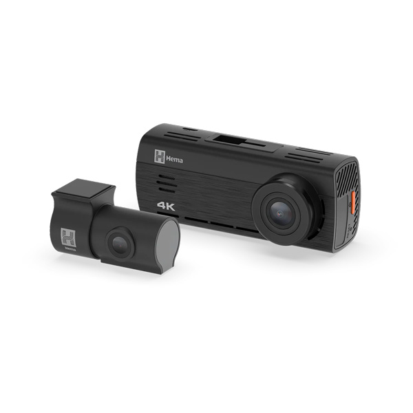 Hema 4K Front + 1090p Rear Dashcam with 3.2” IPS Screen, GPS & Wifi (HM-DVR22) - Image 2
