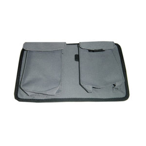 sun visor pouch for radar detector